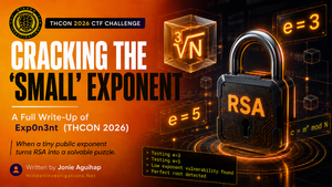 Cracking the "Small" Exponent — A Full Write-Up of “Exponope” (THCON 2026)