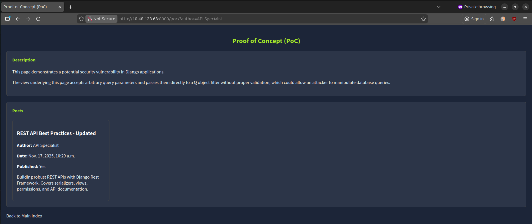 Django: CVE-2025-64459 | Hidden Investigations